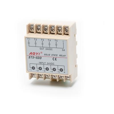 China Aoyi variable 5 24v dc epoxy ssr solid state relay ST5-5DD for sale