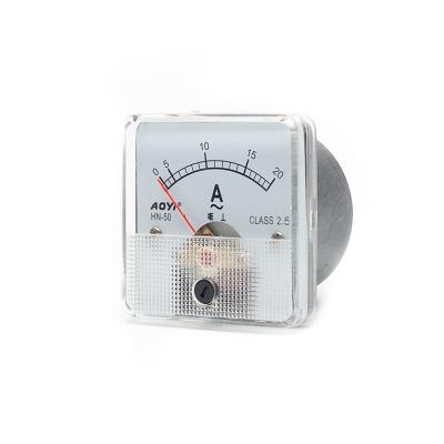 China AOYI Hot Sale Factory Wholesale 51*51mm Panel Ammeter And Voltmeter 38*38mm for sale