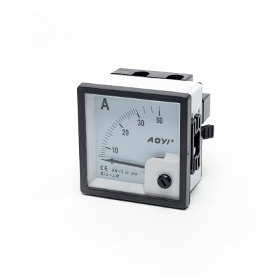 China Analog Ammeter / Digital Panel Meter / Voltmeter / RPM / HZ / Temperature Ammeter Meter HN 72 for sale