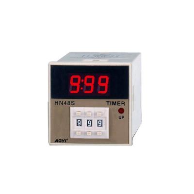 China AC 220V 5A DIN 1/16 Digital Display Relay 8 Epoxy Time Delay Terminal for sale