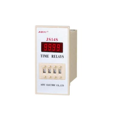 China Aoyi Relay JS14S Display Time Epoxy Digital Time Delay Relay 0.1S~99H ac220v for sale