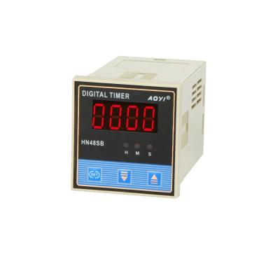 China HN48S-S Epoxy Time Delay Relay 0.1s-990hour Digital Twin Timer for sale