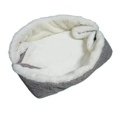 China New Washable Luxury Travel Use Travel Blanket Sofa Dog Cat Pet Double Function Bed for sale