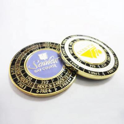 China Europe Customized Poker Chip With Magnetic Golf Ball Marker Golf Series for sale