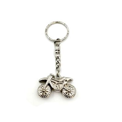 China Promotional Creative Creative Gift Metal Key Chain Sliver Custom Motorcycle Key Chain for sale