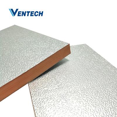 China New Industrial HVAC Energy Saving Fireproof Phenolic Air Duct Board for sale