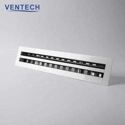 China Contemporary Aluminum Linear HVAC Slot Diffuser Ventilation System Air Conditioning Hardware for sale