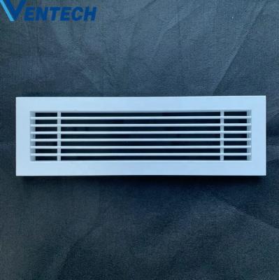 China Ventech Contemporary HVAC Linear Bar Grill System Aluminum Ventilation Grills for sale