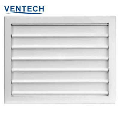 China Hotel / Hall / Shopping Mall HVAC Systems Ventilation Gravity Aluminum Louvers Square Ceiling Vent for sale