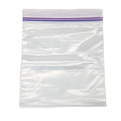 China Disposable Biodegradable Eco - Friendly Custom Clear Frosted Poly Plastic Zip Lock Bag Double / Single Pack for sale