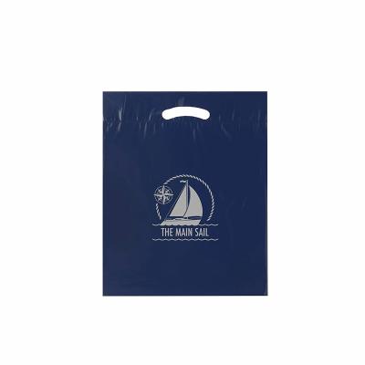 China Biodegradable LDPE Biodegradable PPE Plastic Carrier Die Cut Shopping Bag Stand Up Pouch Bag For Supermarket for sale