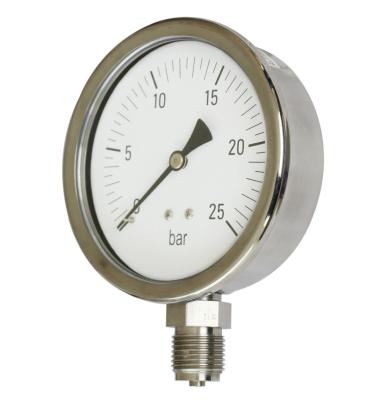 China Hot Selling SS304 Drone Tube Air Water Pressure Gauge Gauge for sale