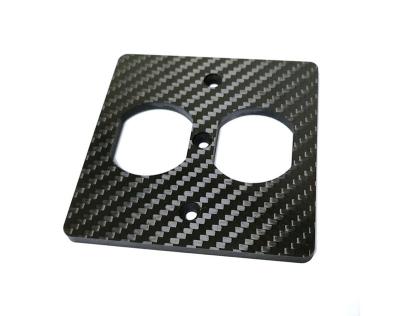 China Professional Custom Abrasion-Resistant 3K Carbon Fiber Parts With U Zone CNC Machining Services for sale