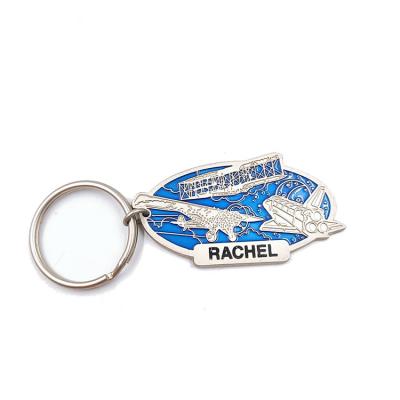 China Souvenir Customized Key Chain 3D Logo Keychain Souvenir Custom Keychain Enamel Zinc Alloy Metal for sale