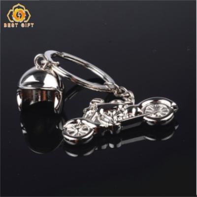 China Customized Harley Motorcycle Helmet Metal Keychain Creative Men's Design Gift Laser LOGO for sale