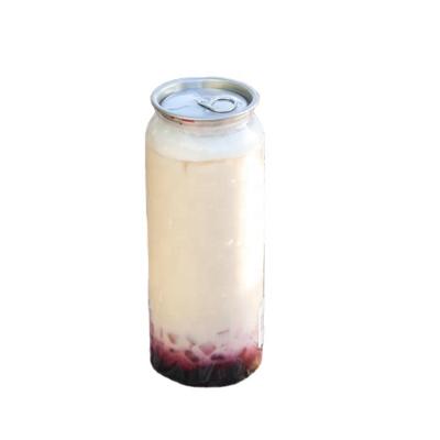 China Eco-friendly Plasic 500ml Wholesale Empty PET Soda Can Transparent Clear Plastic Drink Food Jar for sale