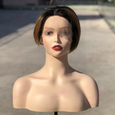 China 100% Sellers,Afro Virgin Remy Lace Front Wig Hair Mannequin,Wholesale Pixie Cut Hair Pixie Curl Wigs Hair Wig for sale