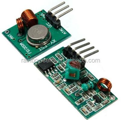 China 433M Super Regenerative 433MHZ Module Wireless Transmitter Module Burglar Alarm + Receiver Module 30*14*7mm for sale