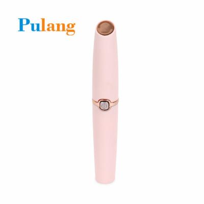 China Mini Painless Painless Lady Rechargeable Portable Mini Eye Brow Shaver, Electric Shaver LED Eyebrow Trimmer Hair Remover for sale