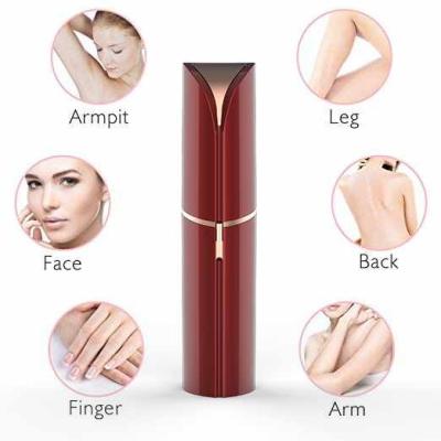 China Battery Operated Private Mini Single Blade Hair Face Removal Depilatory Device For Women Home Painless Epilator Razor Hair for sale