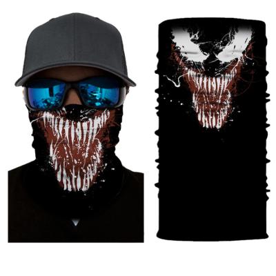 China Fashion Sports Outdoor Multifunctional Magic Headscarf Movie Mask Anime Print Scarf Neck Tube Seamless Monte Bandanas for sale