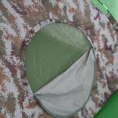 China Waterproof Camouflage/Field Game Ripstop Polyester Family Camping Tents With Aluminum Poles For 2Person for sale