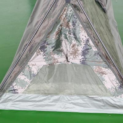 China Single Layer Camouflage Outdoor Game Camping Tent / Field Outdoor Beach Tent for sale