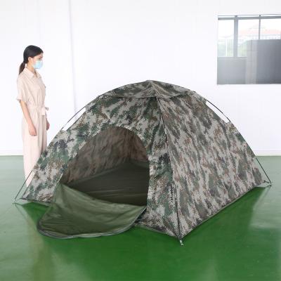 China Camouflage Game Sun / Field Shade Lightweight Easy Setup Portable Family Round Camping Tent For 1/2 Person for sale