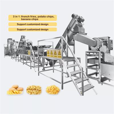 China Kontinuierliche Kartoffelchips, die Maschine automatisch für die Herstellung von Chips herstellen zu verkaufen