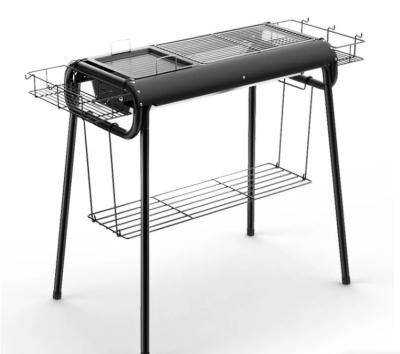 China New portable BBQ outdoor portable independent carbon pull-out tank to suit 5-10 people thickened grill for sale