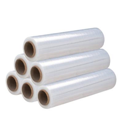 China Manufacturer Moisture Proof Pe 450mm 20 Micron Transparent Pallet Wrap Stretch Film for sale