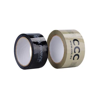 China Custom Customized Black Low Noise Waterproof Adhesive Tape Seam Sealing Tape Packing Tape With Logo for sale