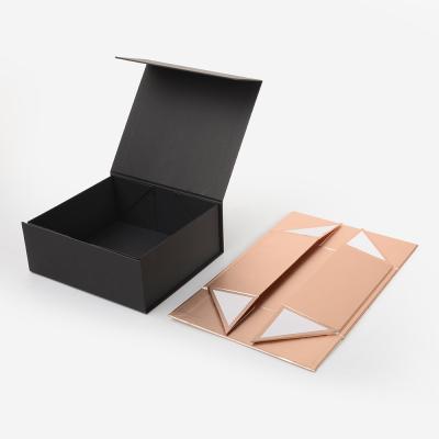 China Handmade Clothing Packaging Box Black Color Box Custom Package , Luxury Custom Package Box With Magnetic for sale