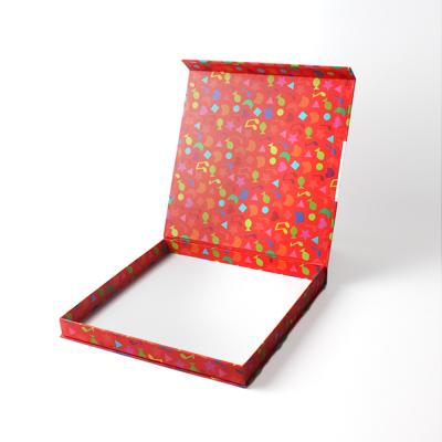 China Fashion Handmade Embossing Red Box Printing Gift Toy Jigsaw Puzzle Boxes For Jewelry for sale