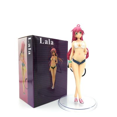 China Cartoon Toy 22cm Anime Figure To Love Amiami Lala Swimsuit Ver Action Figures Sexy Figurine. Girls Model Doll Toys Gifts for sale