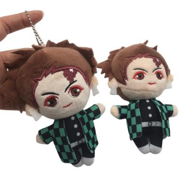 China 10PCS/SET Cosplay Demon Slayer Kimetsu No Yaiba Kamado Tanjirou Cosplay Cartoon For Kids Gift Doll Anime Plush Toy Pendant 14-15CM for sale