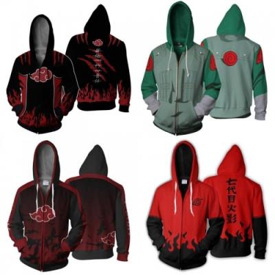 China 21 Styles Breathable Sharingan Hatake Kakashi Uchiha Sasuke Hoodies Custom Design Hooded Hoodies Sweatshirts Anime Hoodie for sale