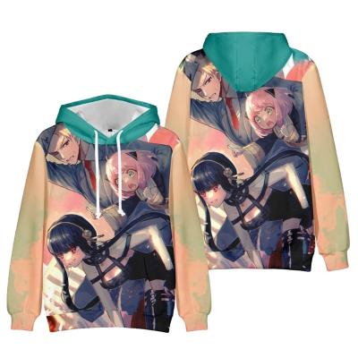 China 29 Styles Spy X Family Hoodie Anime Spy Family Print Hoodies Breathable Cosplay Costumes for sale