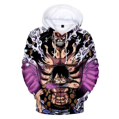 China 66 Styles Breathable Anime Hoodie Anime Clothing Anime Print Hoodies Luffy Zoro Ace One Piece Suits for sale