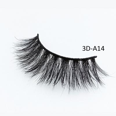 China 3D Mink 100% Cotton Hand Made Black Strip Travel Full Lashes Real Eyelashes 3D Mink Cruelty Free 15mm Fur for sale