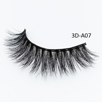 China Natural False Eye Lashes Factory Stock Ready To Ship 16mm Natural Handcrafted Curl 3D Mink Lashes for sale