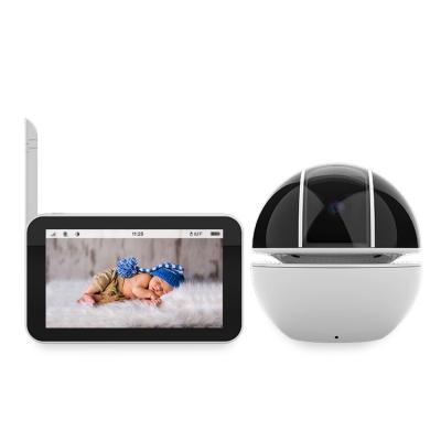 China PAN-TILT 5.0 Inch LCD 2 Way Maintenance Baby Monitor IP Camera Temperature Control Night Vision Camera Baby Monitors for sale