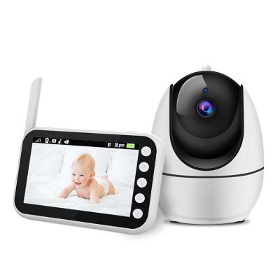 China PAN-TILT Built-in 8 lullabies baby monitor with camera and 2.4G wifi audio transmission for sale