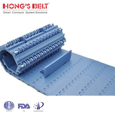 China Room Temperature Hongsbelt Modular Plastic Conveyor Belt For Meat Processing for sale