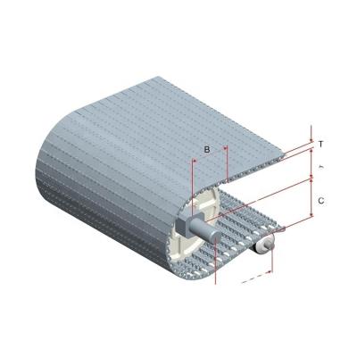 China Guarantee HS-1100 A-N Plastic Modular Belt for Food Processing and Bread Conveying for sale