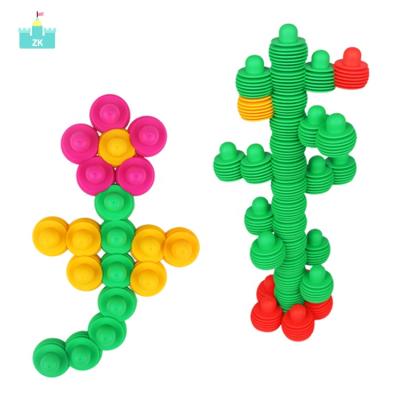 China 120pcs Building Blocks Environmental Friendly Non-Toxic Toys Plastic Chinese Building Blocks for sale