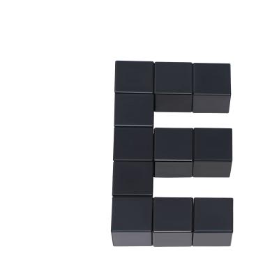 China Construction Toy Custom Diy Educational Black and Magblock White Premium Magnetic Tile Building Blocks Building Blocks for sale