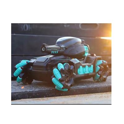 China RC Model BunnyHi WJC001-2 Stunt Car Truck Battle Toy Tank Water Bomb Shooting Remote Control Toys Pulling RC Car For Kids for sale