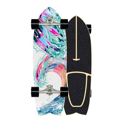 China BunnyHi HB005 Manufacturer Decking Buy Professional Comfortable Surf Skateboard For Sale for sale