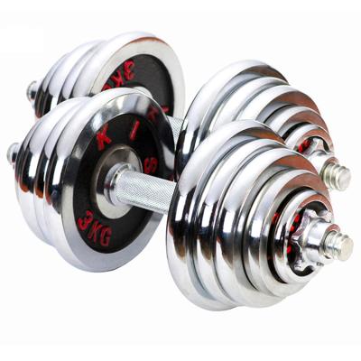 China Dumbell Sets Adjustable Cheap Bunnyhi YL024 Chrome Dumbbell Set Chrome Dumbbells for sale